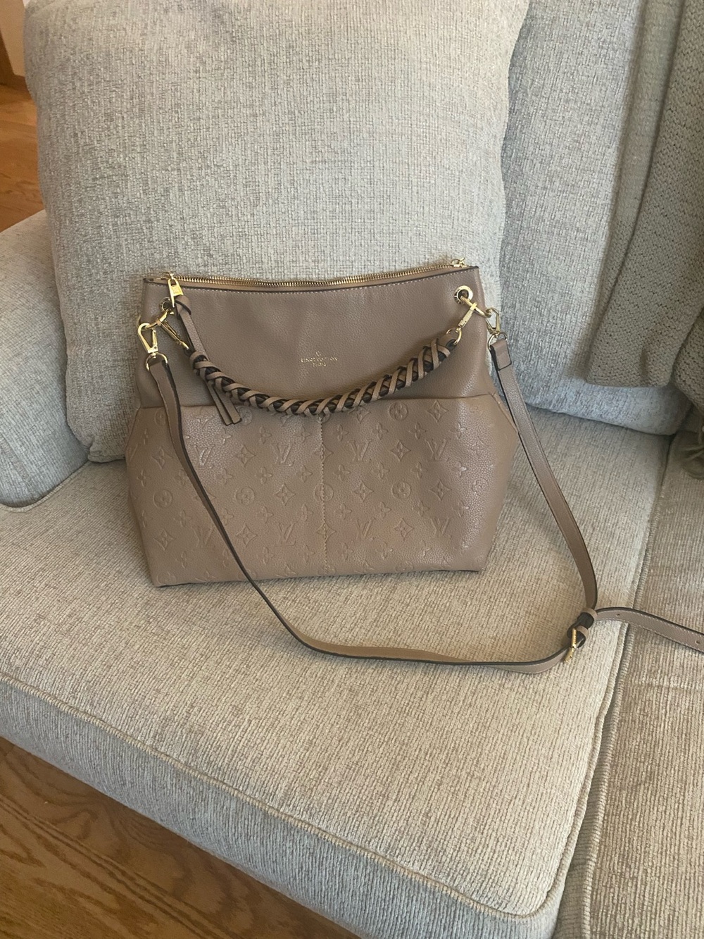 Shoulder Bag with Braided Handle no brand